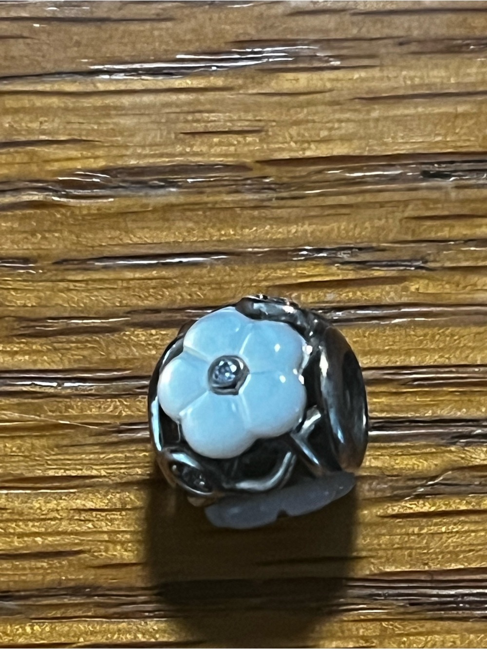 AUTHENTIC PANDORA Luminous Florals Charm MOP Silver 791894MOP - Retired/Rare - Picture 6 of 10